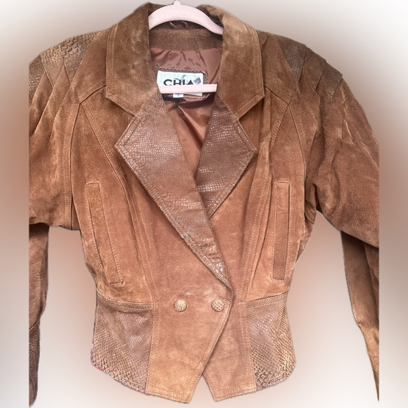 Amazing Suede and Leather Vintage Jacket - Picture 3 of 6